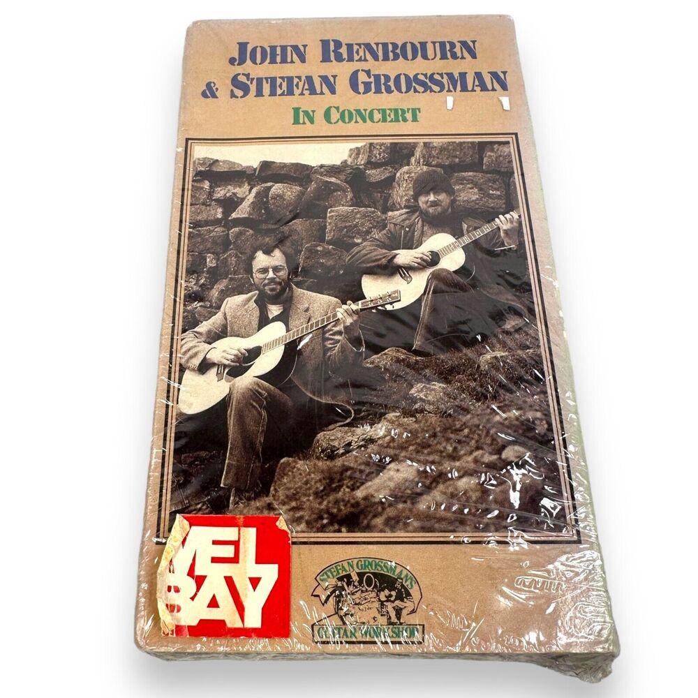 John Renbourn‎ and Stefan Grossman In Concert VHS Mel Bay Guitar Music Tape